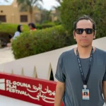 El director peruano Roddy Dextre en El Gouna Film Festival. Foto David Sánchez